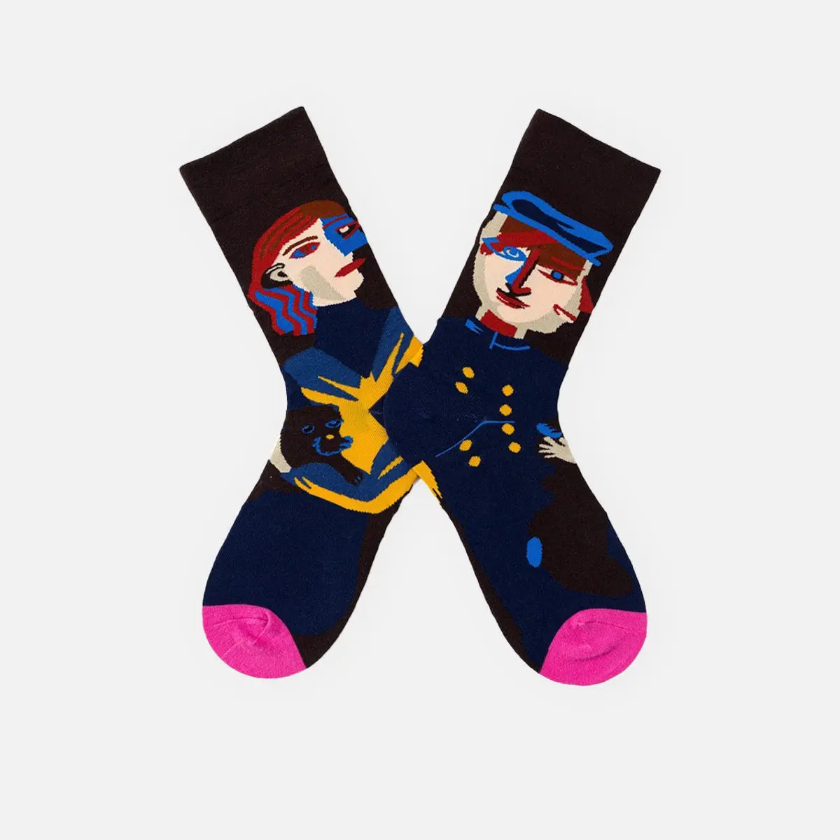 Men's Patterned Crew Socks Eleven Oasis