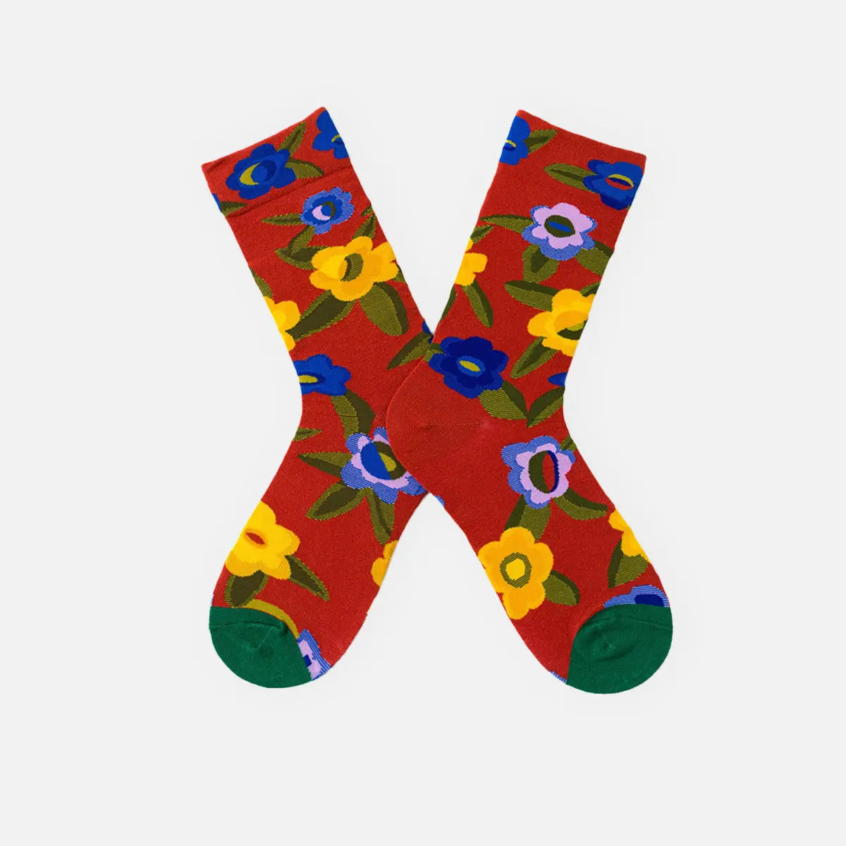 Men's Patterned Crew Socks Eleven Oasis