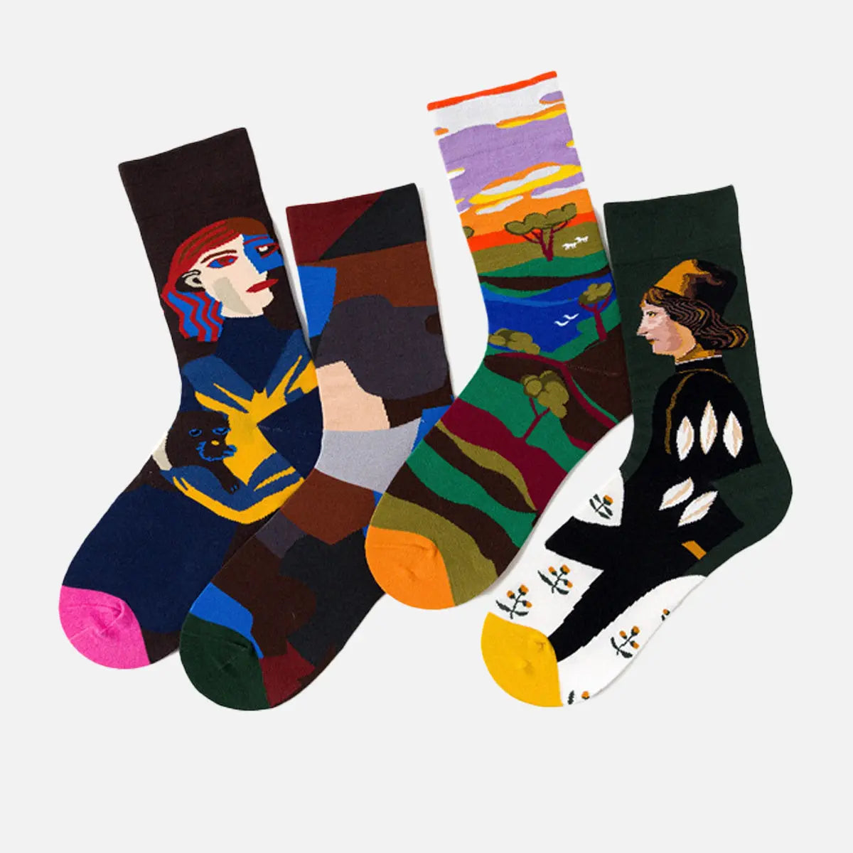 Men's Patterned Crew Socks Eleven Oasis