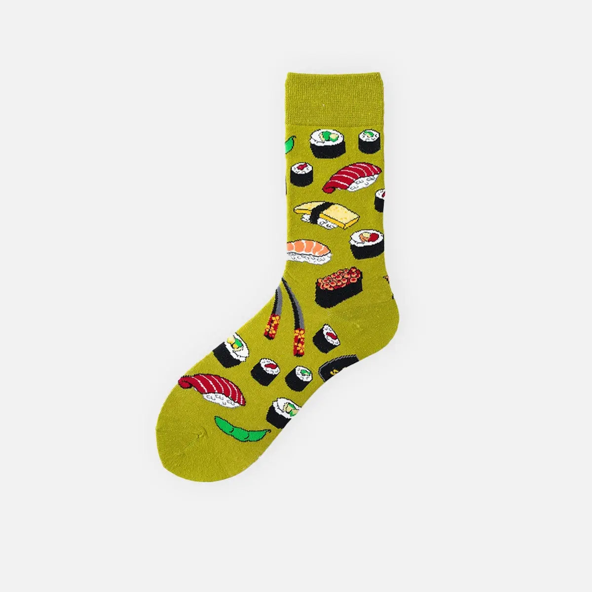 Men's Food Pattern Crew Socks Eleven Oasis