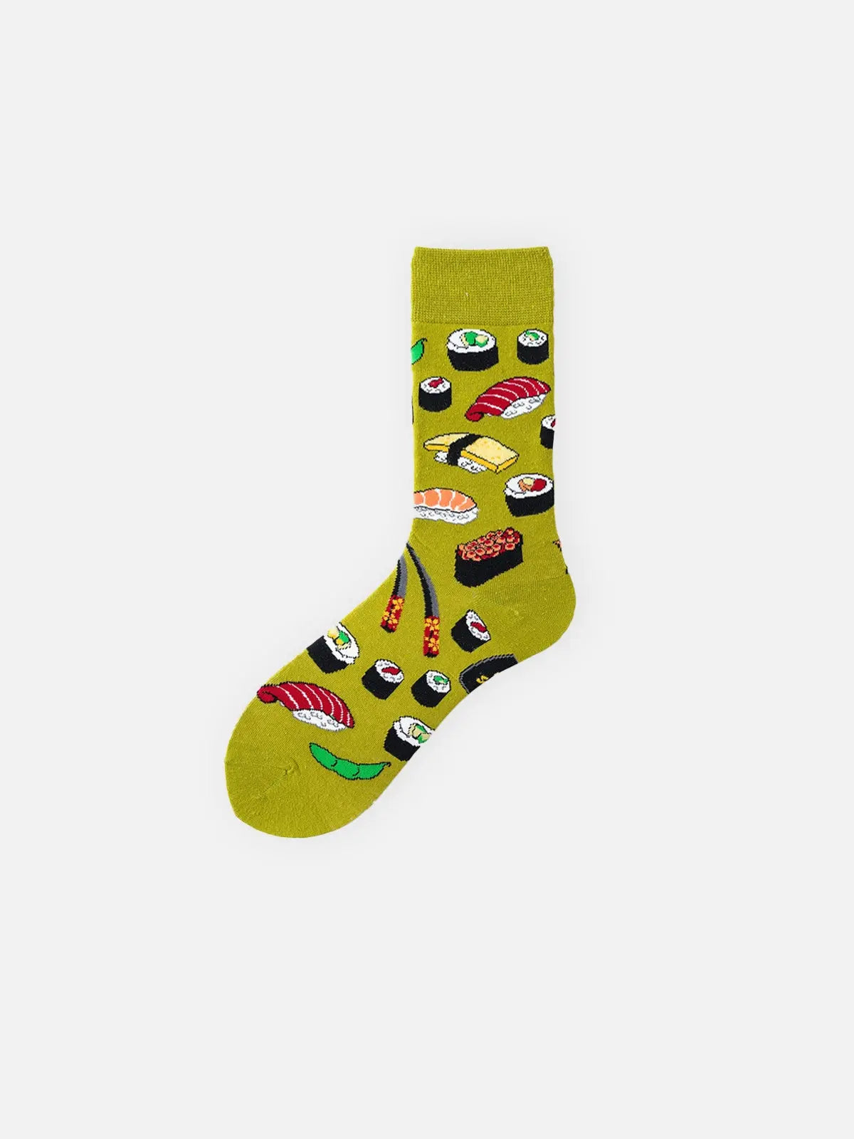 Men's Food Pattern Crew Socks Eleven Oasis