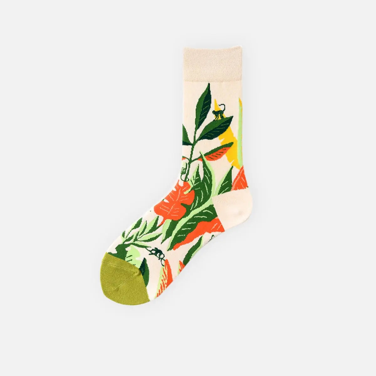 Men's Animal Pattern Crew Socks Eleven Oasis