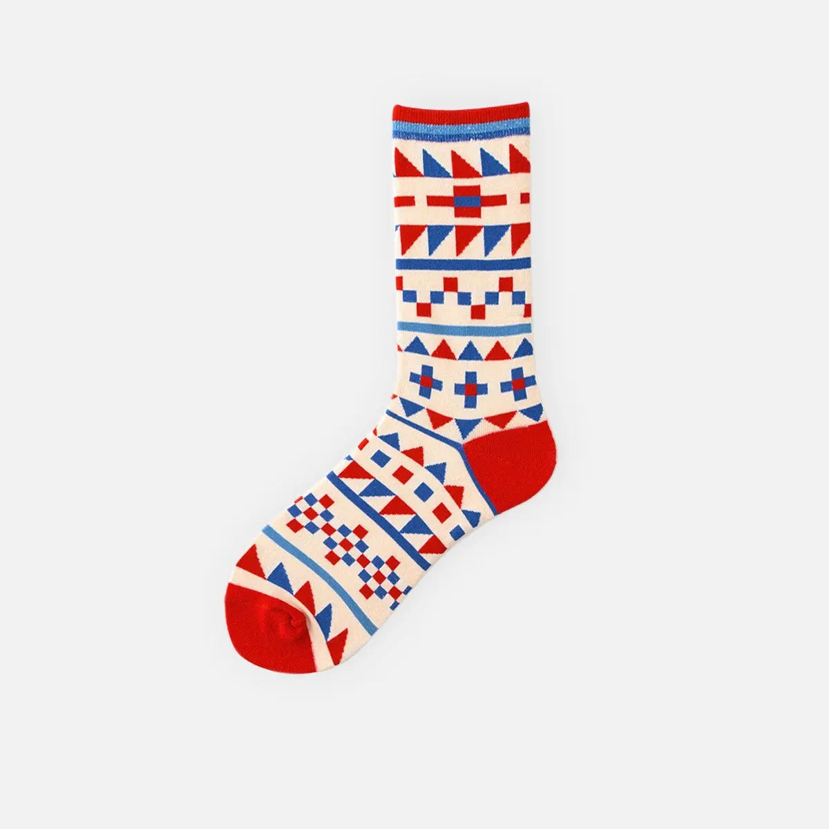 Men's Artistic Pattern Crew Socks Eleven Oasis