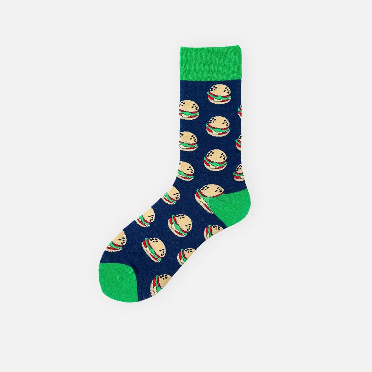 Men's Food Pattern Crew Socks Eleven Oasis