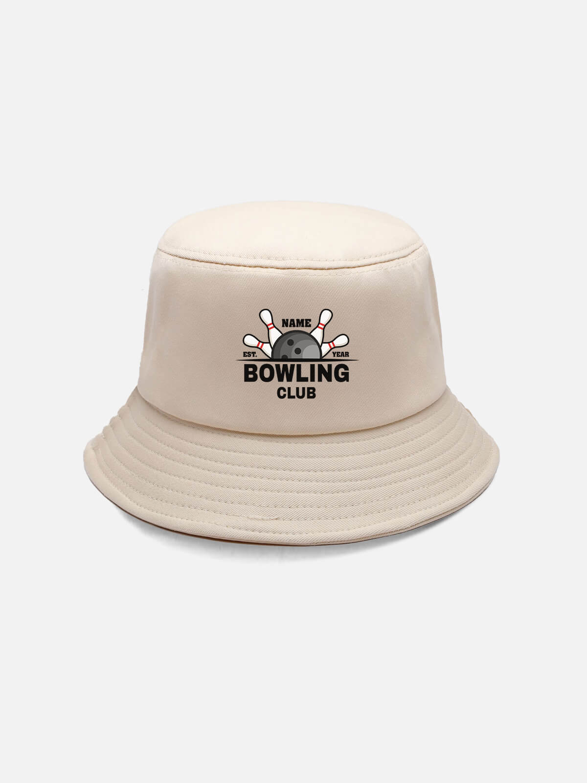 Customizable Cotton Bowling Club Bucket Hat Eleven Oasis