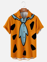 Men's Nostalgic Movie Fun Print Short-sleeved ShirtMens short sleeve shirts Big and tall Mens shirts Short sleeve shirts for men Mens 4xl shirts Casual short sleeve shirts