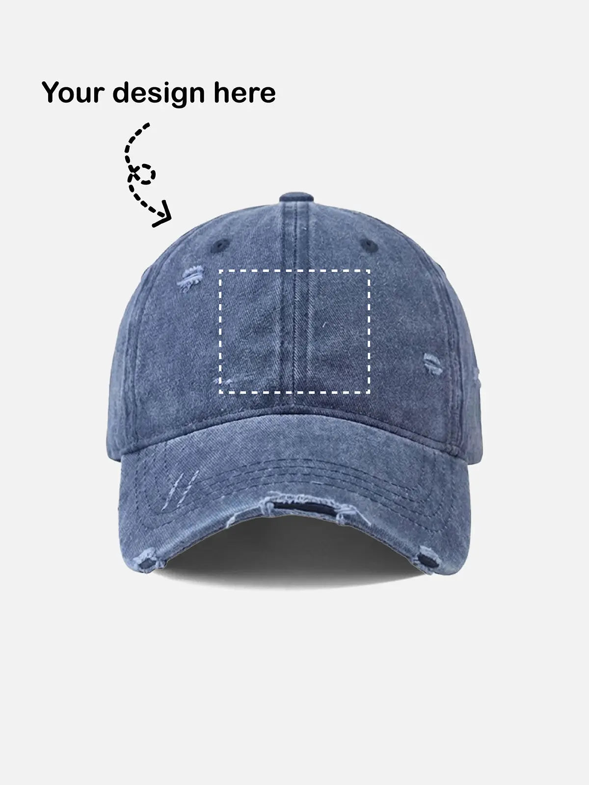 Customizable Bowling Strike Distressed Washed Cotton Baseball Cap Eleven Oasis
