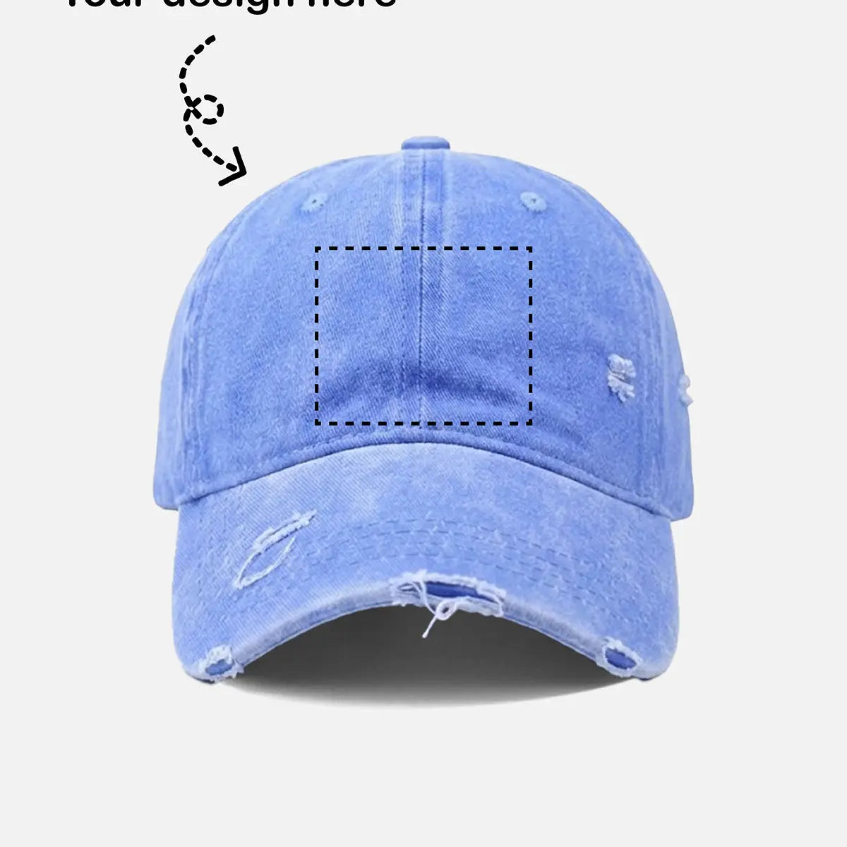 Customizable Bowling Strike Distressed Washed Cotton Baseball Cap Eleven Oasis
