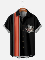 Men's I'm Not Old I'm Classic Bowling Short Sleeve Shirt ElevenOasis