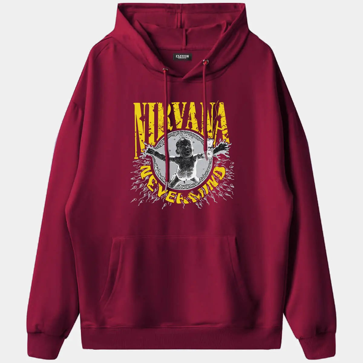Men's Nirvana Baby-Inspired Graphic Hoodie Eleven Oasis
