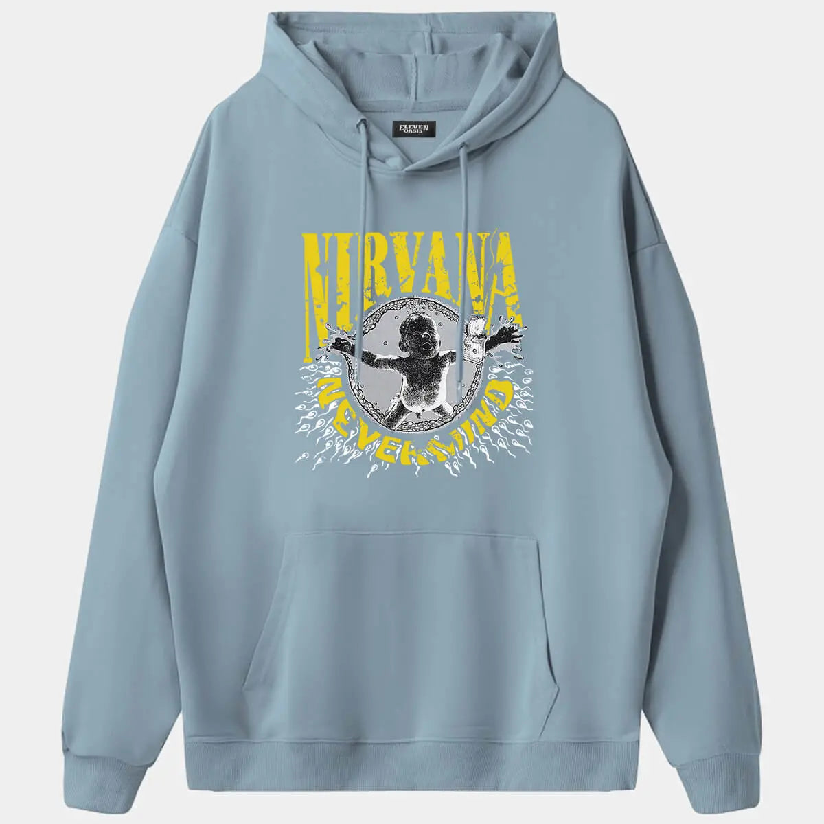 Men's Nirvana Baby-Inspired Graphic Hoodie Eleven Oasis