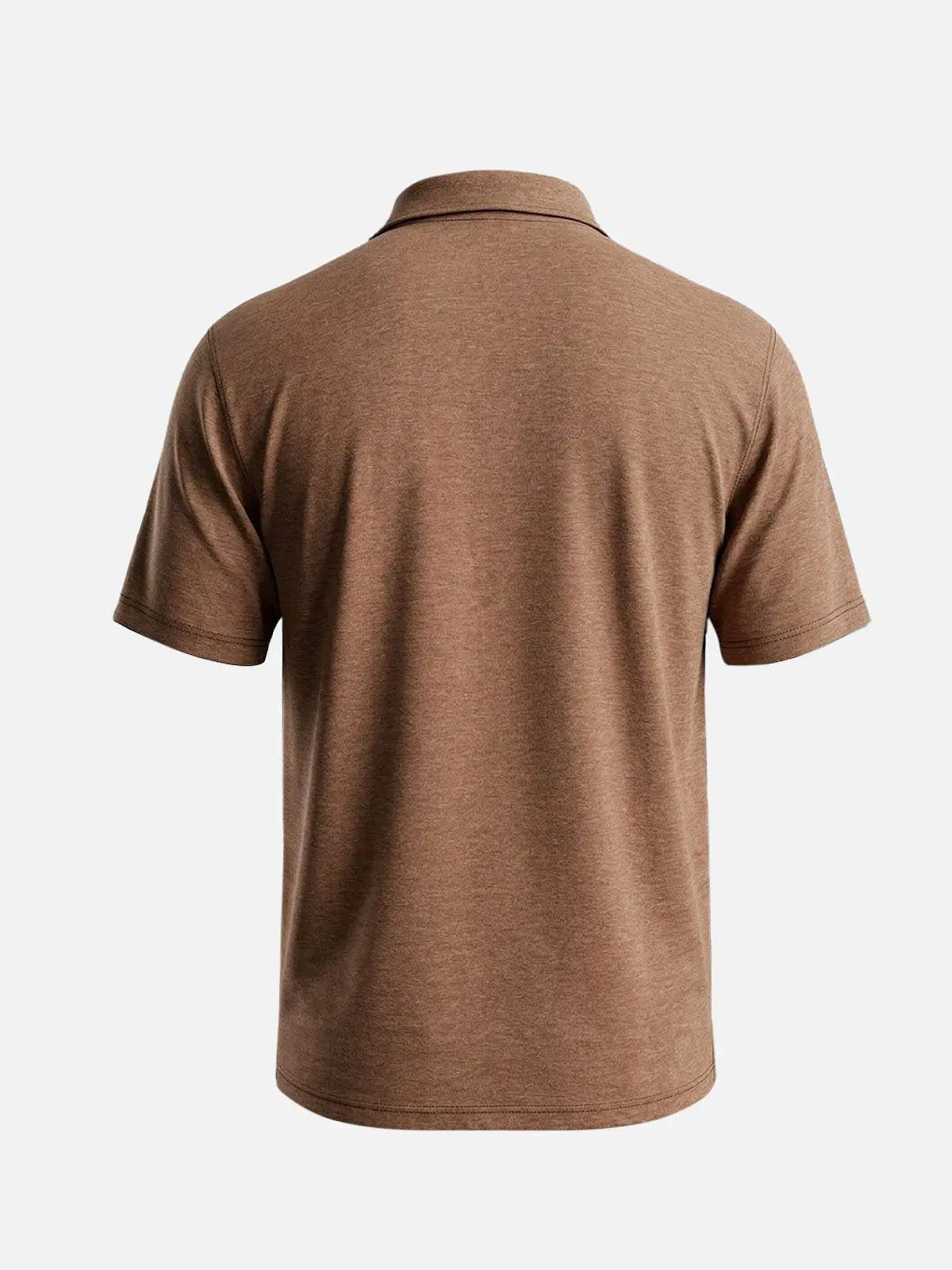 Men's Mélange Pocket Short Sleeve Polo Shirt Eleven Oasis