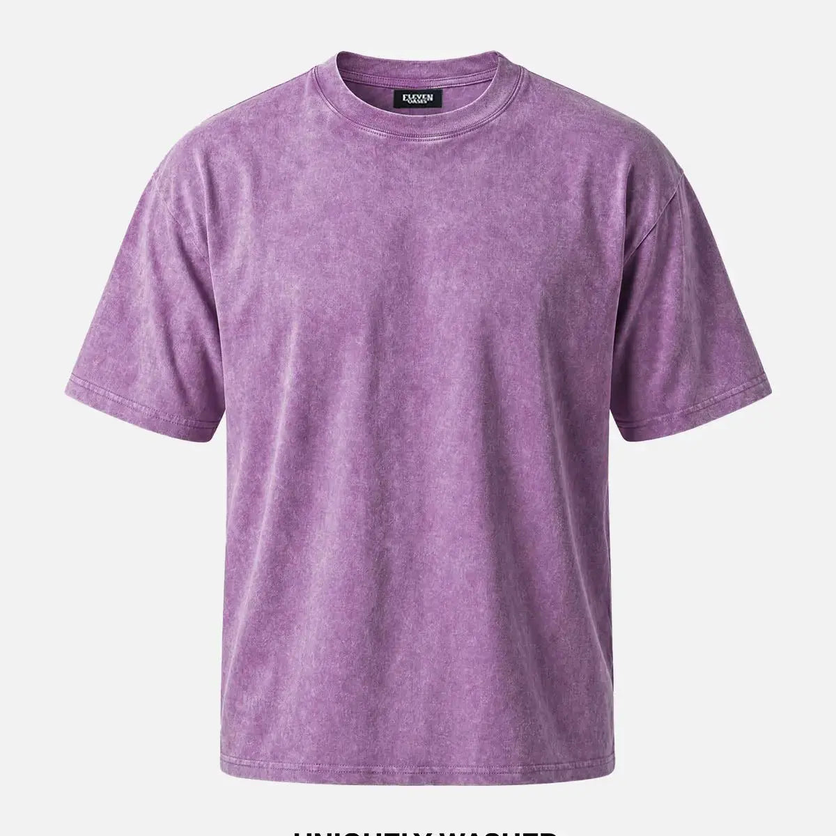 Men's Mineral Wash Cotton Short Sleeve T-Shirt Eleven Oasis