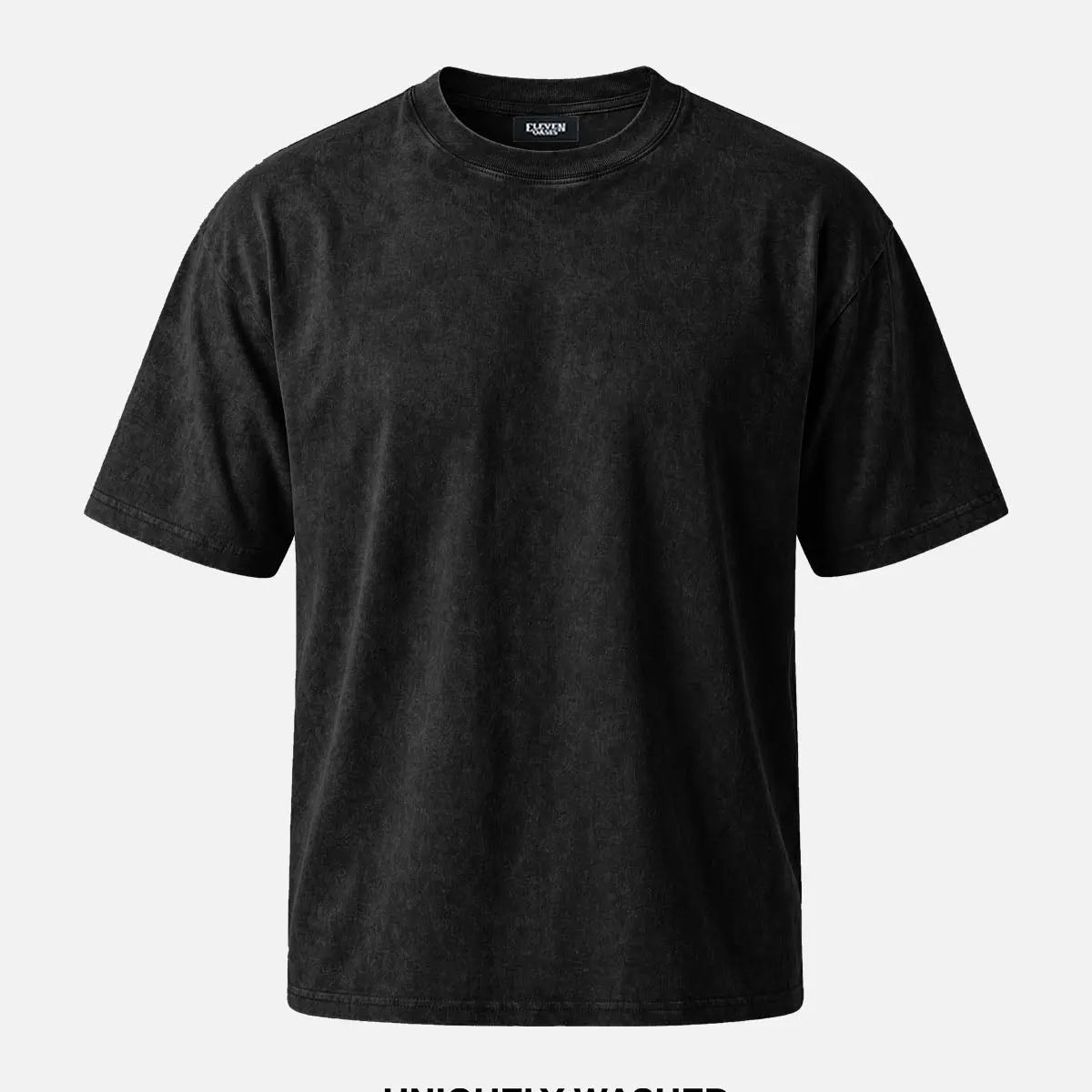Men's Mineral Wash Cotton Short Sleeve T-Shirt Eleven Oasis