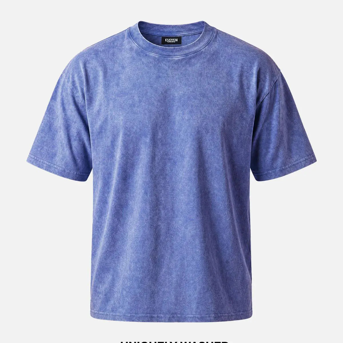 Men's Mineral Wash Cotton Short Sleeve T-Shirt Eleven Oasis