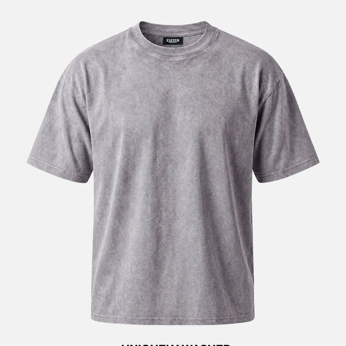 Men's Mineral Wash Cotton Short Sleeve T-Shirt Eleven Oasis