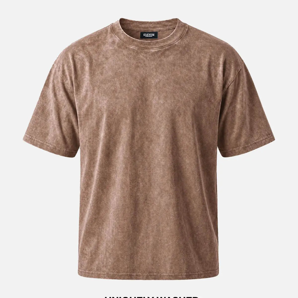 Men's Mineral Wash Cotton Short Sleeve T-Shirt Eleven Oasis