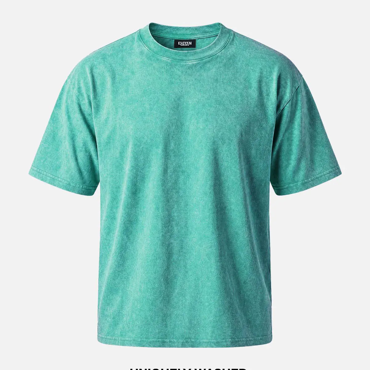 Men's Mineral Wash Cotton Short Sleeve T-Shirt Eleven Oasis