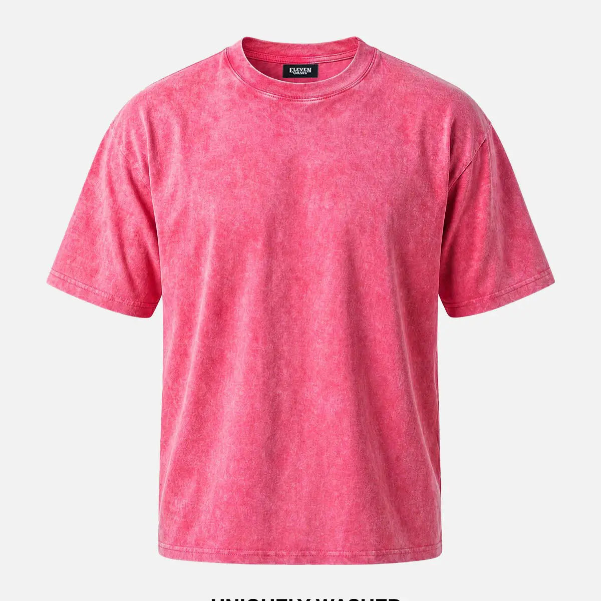 Men's Mineral Wash Cotton Short Sleeve T-Shirt Eleven Oasis