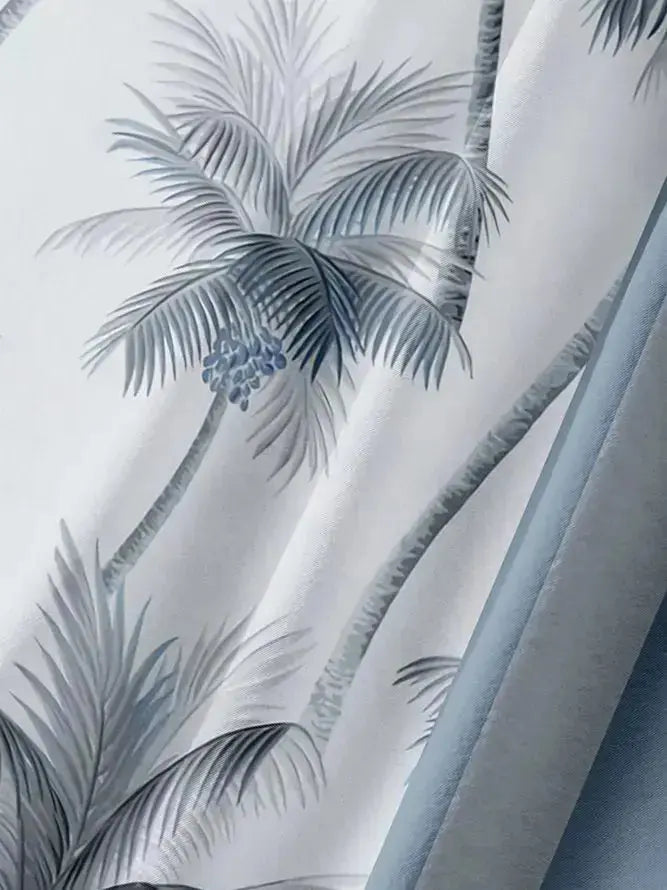 Men's Coconut Tree Casual Breathable Short Sleeve Hawaiian ShirtMens short sleeve shirts Big and tall Mens shirts Short sleeve shirts for men Mens 4xl shirts Casual short sleeve shirts