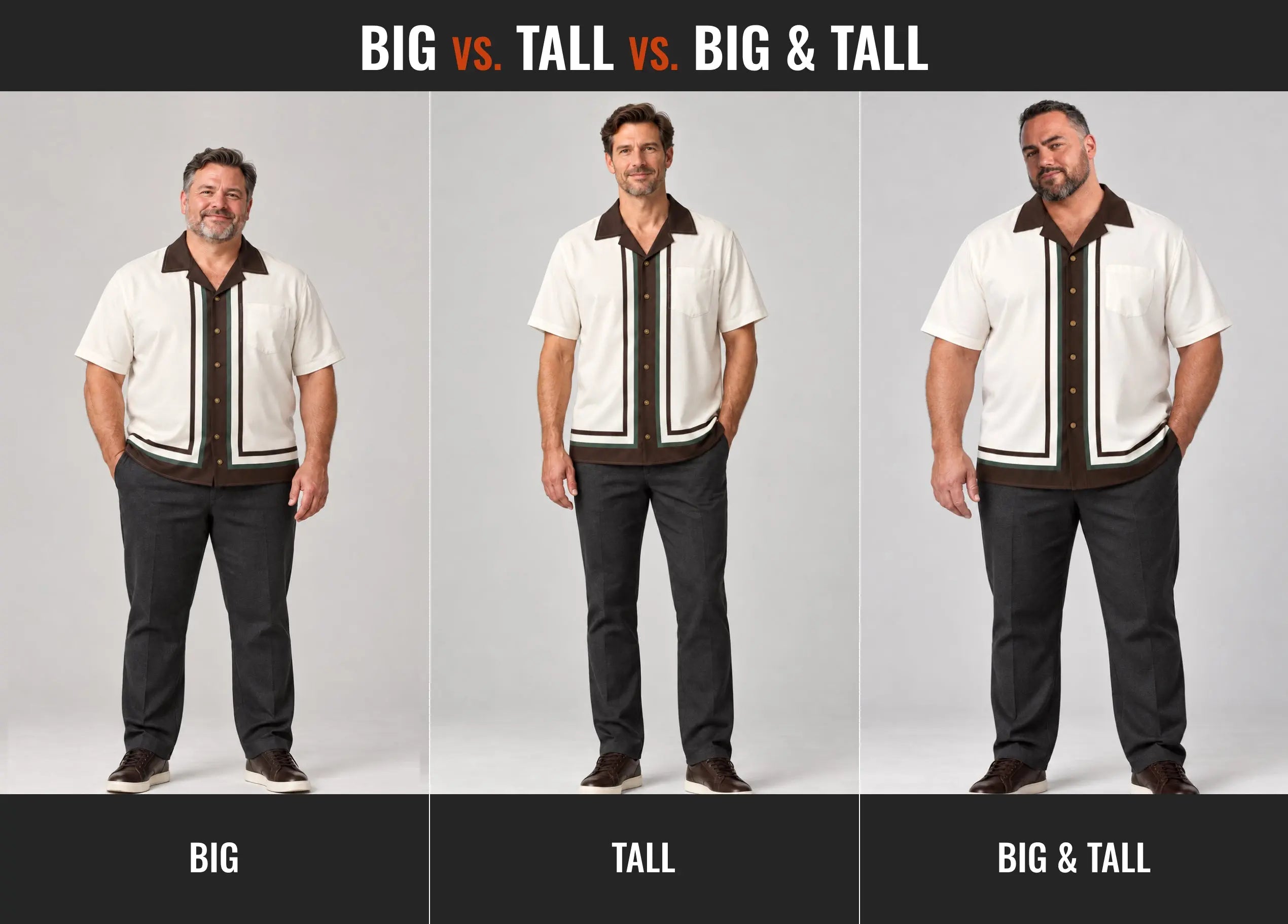Big vs. Tall vs. Big & Tall: Which Fit Do You Need? 