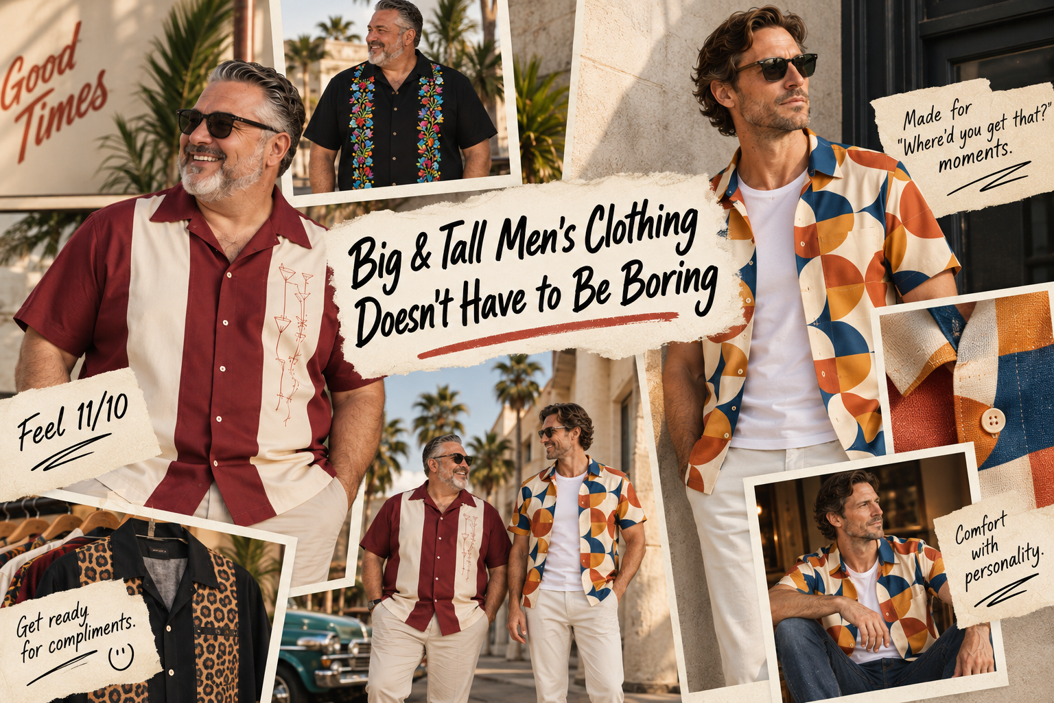 Big & Tall Men's Clothing Doesn't Have to Be Boring