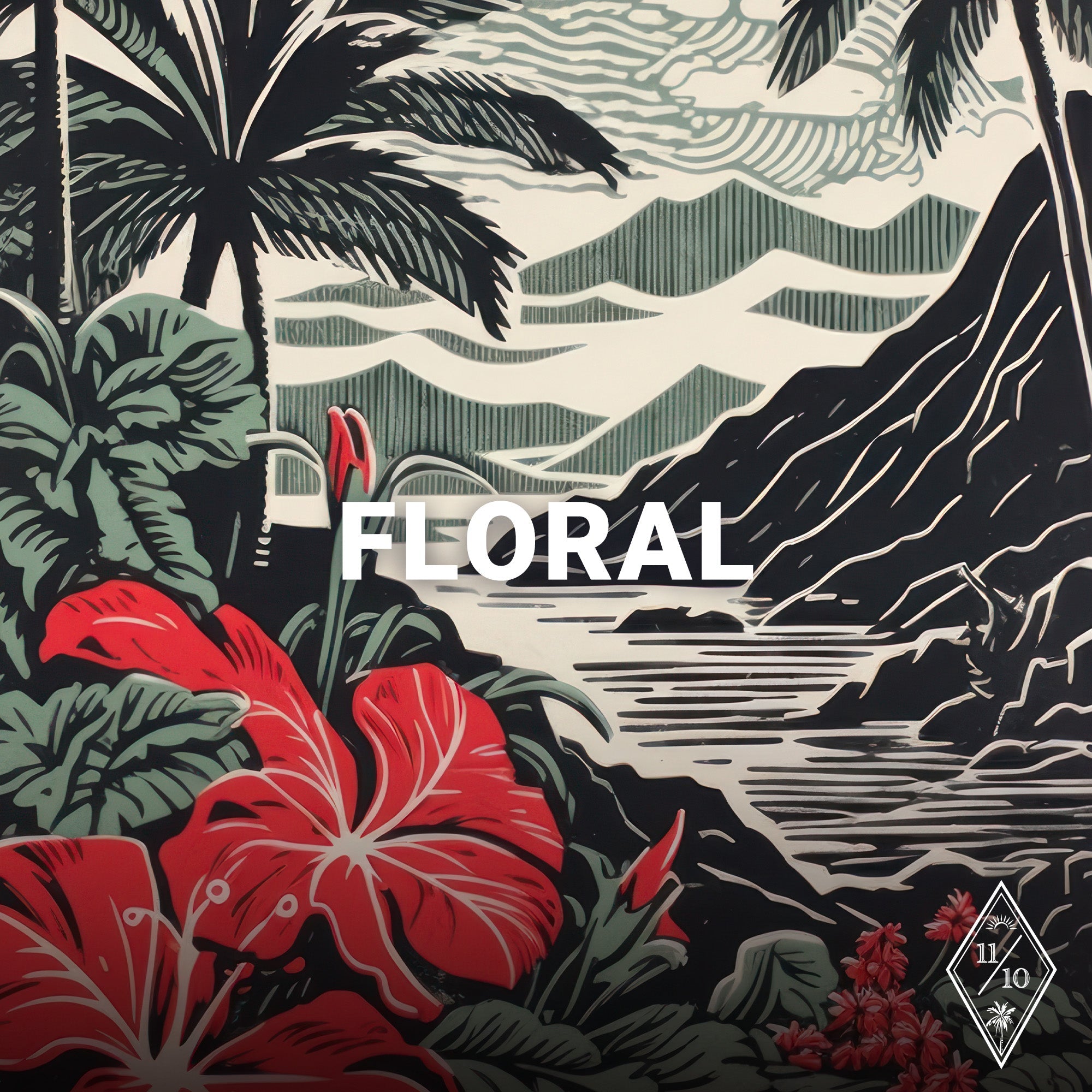 Hawaiian-Floral Eleven Oasis