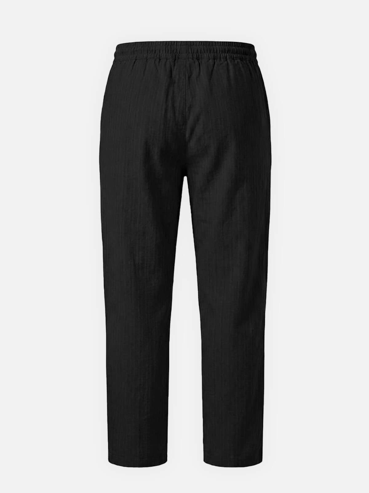Men's Casual Drawstring Full Length Pants ElevenOasis
