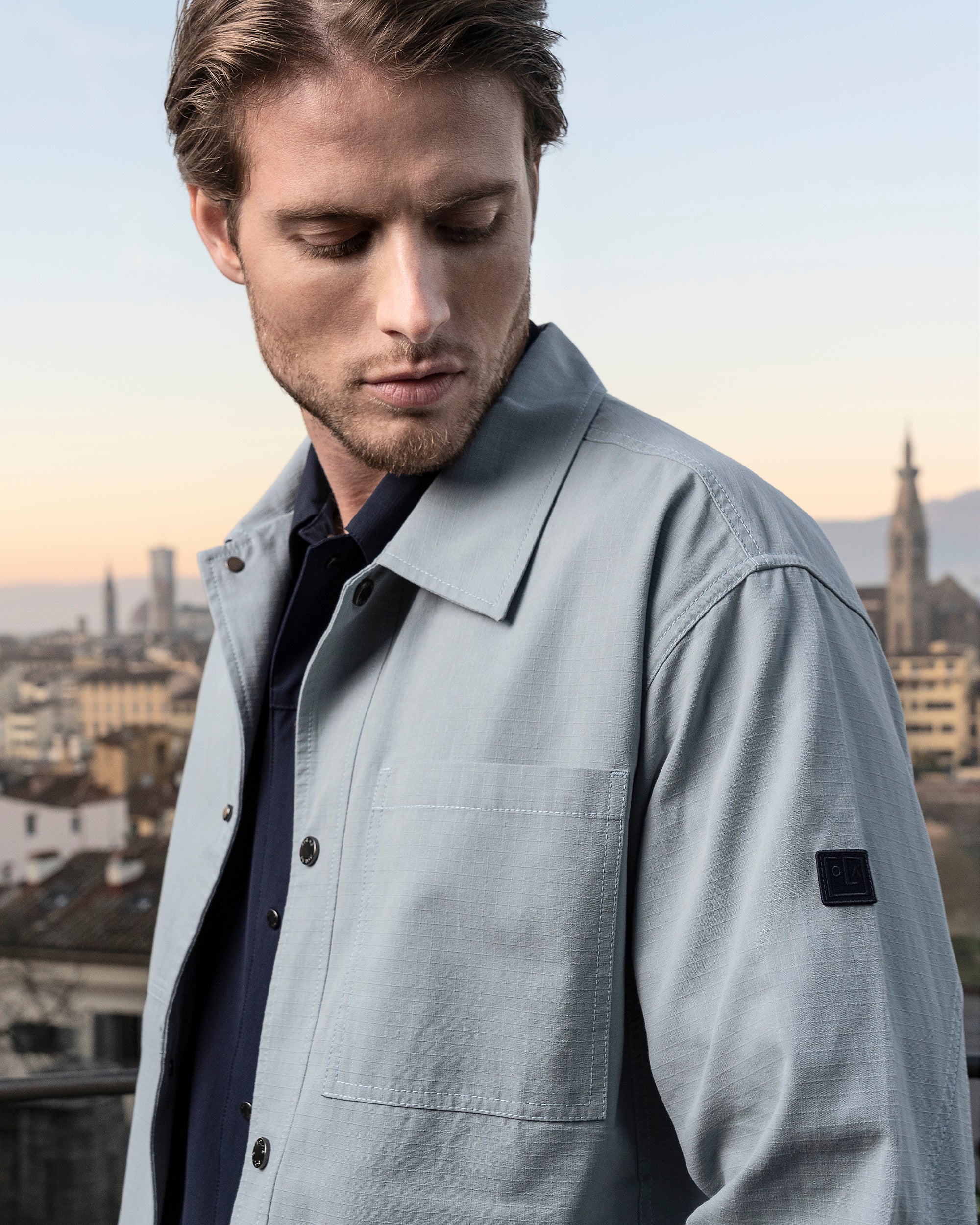 KOLAB Men's Lightweight Cotton Chore Jacket KOLAB