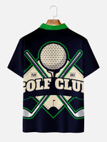 Men's Golf Club Short Sleeve Polo ShirtMens short sleeve shirts Big and tall Mens shirts Short sleeve shirts for men Mens 4xl shirts Casual short sleeve shirts