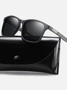 Contemporary Wayfarer Temple Accent Sunglasses Eleven Oasis