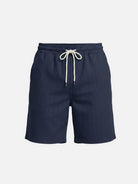 Men's Classic Textured Drawstring Beach Shorts ElevenOasis