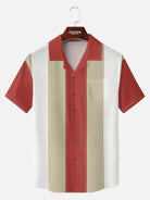 Men's Classic Contrast Panel Short Sleeve Shirt Eleven Oasis