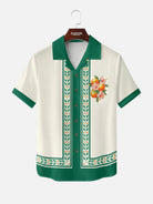 Men's Vintage Citrus Panel Short Sleeve Shirt Eleven Oasis