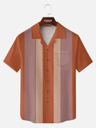 Men's Vintage Panel Camp Collar Short Sleeve Shirt Eleven Oasis