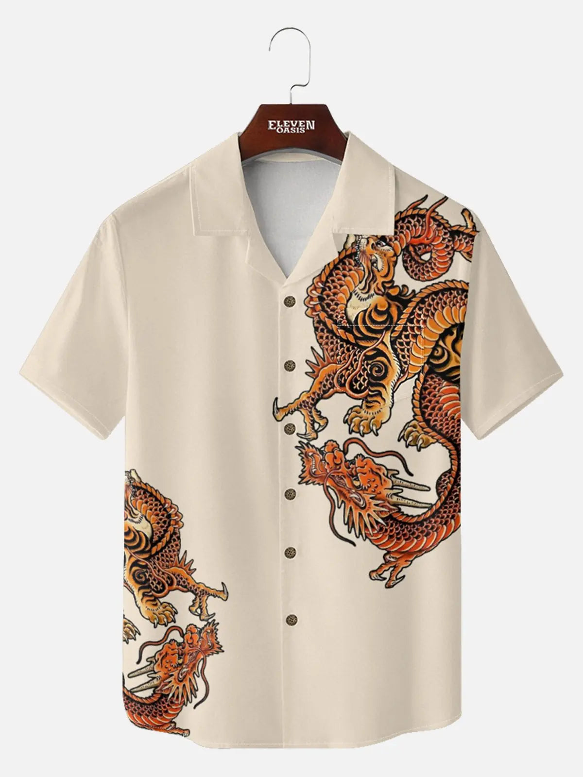 Men's Japanese Dragon Short Sleeve Shirt?