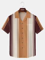 Tall Men's Timeless Bowling Short Sleeve Shirt Eleven Oasis