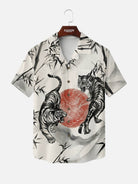 Men's Twin Tiger Bamboo Sun Short Sleeve Shirt Eleven Oasis