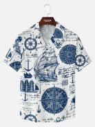 Men's Nautical Explorer Short Sleeve Shirt Eleven Oasis