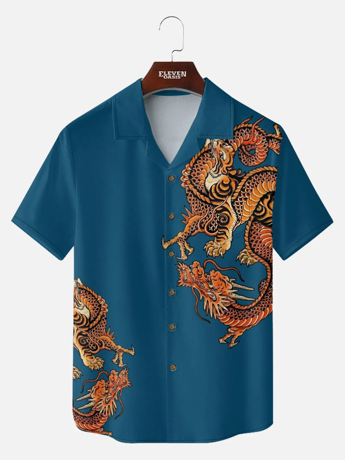 Men's Japanese Dragon Short Sleeve Shirt?