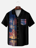 Tall Men's American 250 Celebration Short Sleeve Shirt Eleven Oasis