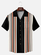 Men's Desert Highway Stripe Short Sleeve Shirt ElevenOasis