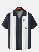 Men's Classic Diamond Panel Short Sleeve Shirt ElevenOasis