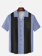 Men's Retro Clean Panel Short Sleeve Shirt Eleven Oasis
