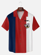 Tall Men's Custom Team Hammer Bowling Short Sleeve Shirt Eleven Oasis