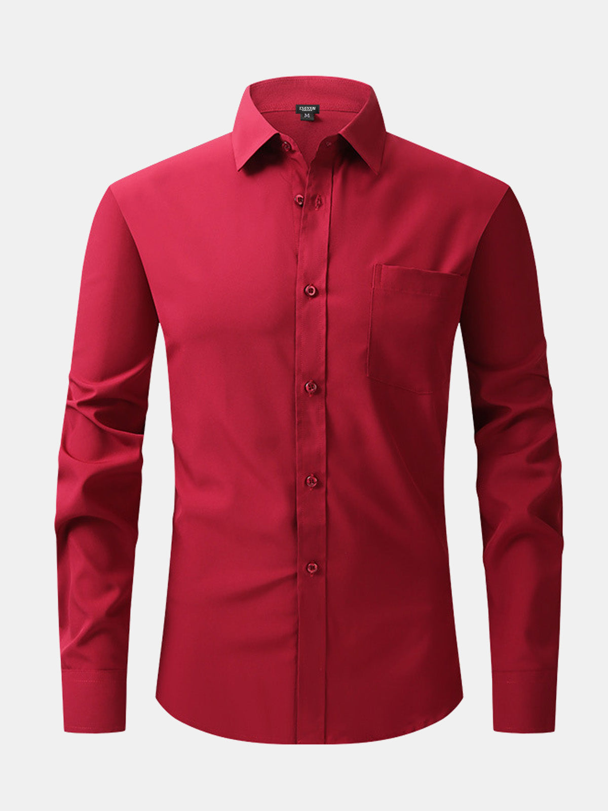 Men's Business Casual Long Sleeve Shirt Eleven Oasis