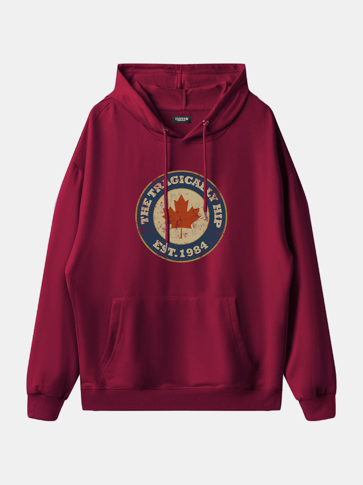Tragically Hip Vintage Logo Hoodie Eleven Oasis
