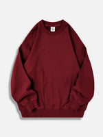 Men's Oversized Cotton Crew Neck Sweatshirt Eleven Oasis