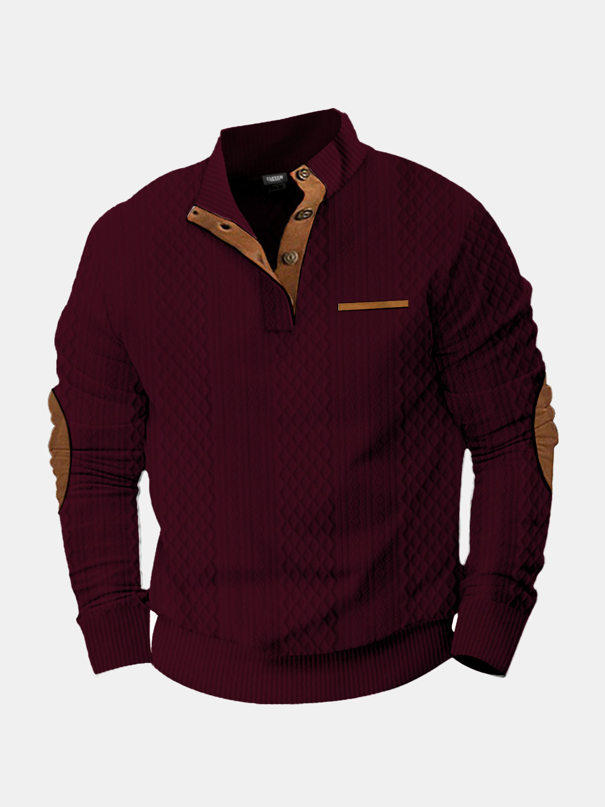 Men's Cable Knit Pullover Sweater ElevenOasis