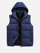 Men's Hooded Puffer Slim Fit Vest Eleven Oasis